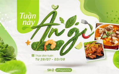 Thực đơn tuần ngon miệng cho cả nhà khỏe