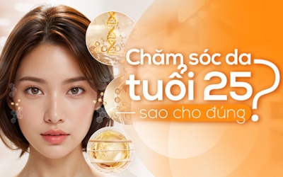 Chăm sóc da tuổi 25 sao cho đúng?