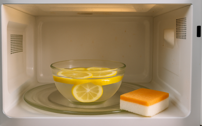 Vệ sinh lò vi sóng bằng chanh: Giải pháp tự nhiên, hiệu quả