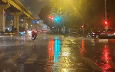 Nhiều nơi ở Bắc Bộ có mưa từ đêm nay