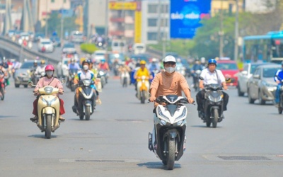 Bắc Bộ gia tăng nắng, Nam Bộ mưa nhiều nơi