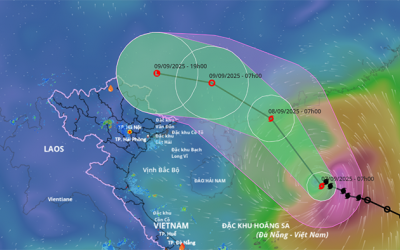 Khu vực nào sẽ chịu ảnh hưởng của bão số 7? 