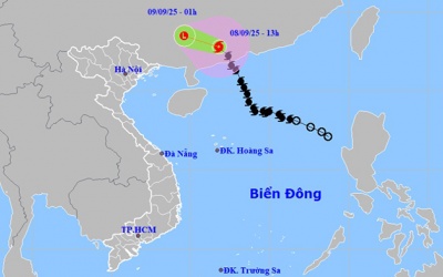 Bắc Bộ có mưa lớn do ảnh hưởng hoàn lưu bão số 7