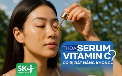Podcast: Thoa serum vitamin C có bị bắt nắng không?