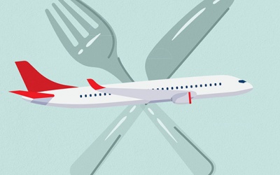 6 loại thực phẩm nên tránh khi đi máy bay