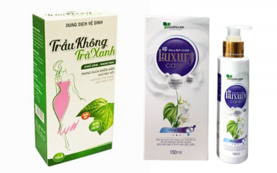 Thu hồi hai lô dung dịch vệ sinh Trầu không trà xanh và Luxury Care