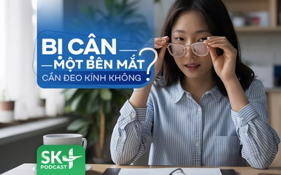 Podcast: Bị cận một bên mắt cần đeo kính không?