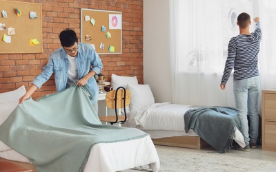 Sinh viên trưởng thành bắt đầu từ không gian sống ngăn nắp