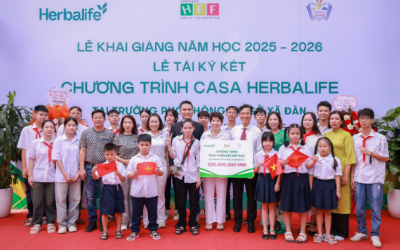 Herbalife Việt Nam triển khai chương trình trợ bữa ăn dinh dưỡng hằng ngày cho người có hoàn cảnh khó khăn