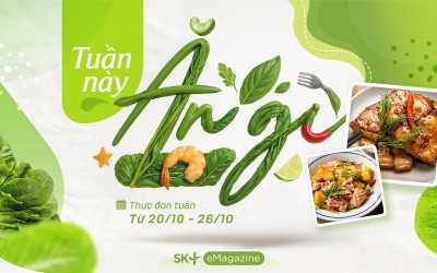 Thực đơn tuần mới tròn vị thơm ngon