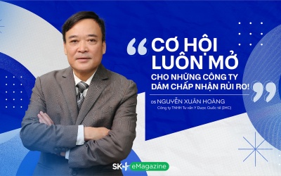 Dược sỹ Nguyễn Xuân Hoàng: “Cơ hội luôn mở cho những công ty dám chấp nhận rủi ro!”