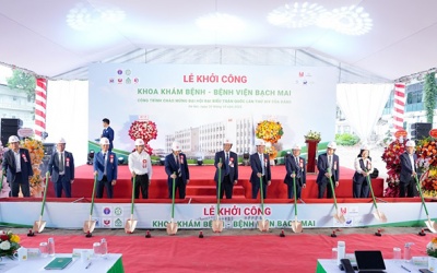 Bệnh viện Bạch Mai xây Khoa khám bệnh mới đáp ứng 7.000 lượt khám/ngày