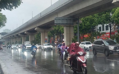 Không khí lạnh gây mưa diện rộng, nhiệt độ giảm thêm