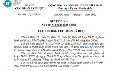 Vi phạm trong kinh doanh mỹ phẩm, Japan Connection bị phạt 75 triệu đồng