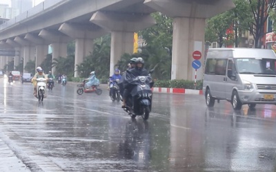 Cuối tuần, mưa diện rộng trên cả nước