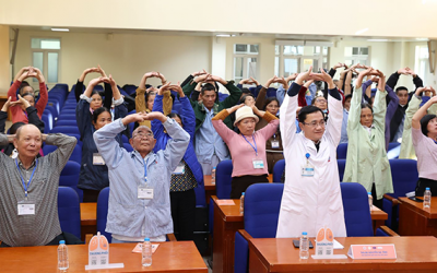 Buổi sinh hoạt đặc biệt tại bệnh viện K