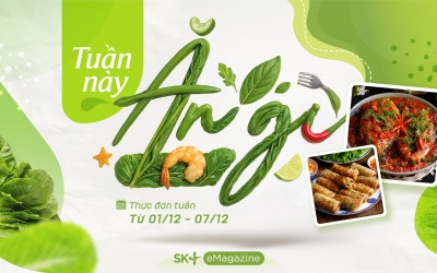 Thực đơn tuần ngon miệng cho cả nhà khỏe