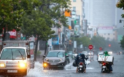 Cảnh báo mưa lớn diện rộng ở Trung Bộ
