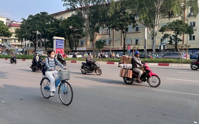 Bắc Bộ lạnh buốt vào sáng sớm 