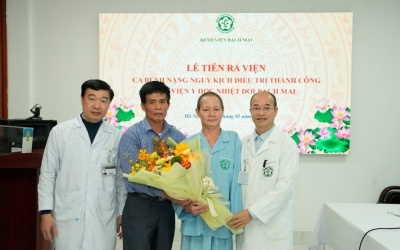 47 ngày giành sự sống cho bệnh nhân sốc nhiễm khuẩn ở BV Bạch Mai