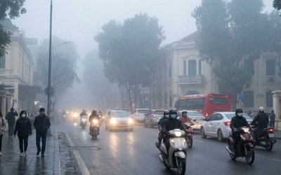 Bắc Bộ sáng mưa nhỏ rải rác, trưa chiều tạnh ráo trong ngày 18/1