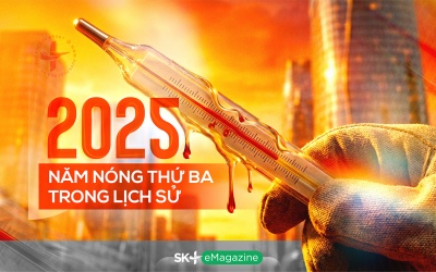2025 - năm nóng thứ ba trong lịch sử
