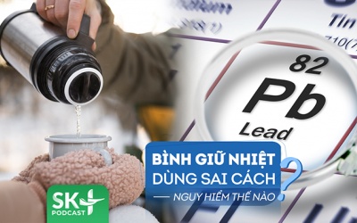Podcast: Bình giữ nhiệt cũng tiềm ẩn nguy hiểm nếu dùng sai cách