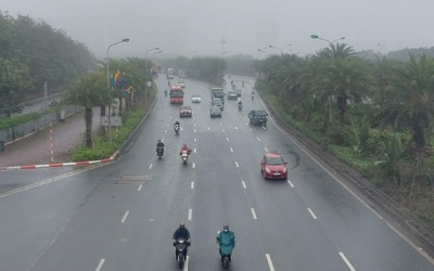 Bắc Bộ đến Trung Bộ sáng sớm mưa nhẹ, sương mù