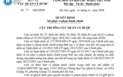 Công ty TNHH thương mại Vạn Minh bị xử phạt 150 triệu đồng