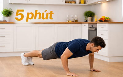 5 phút tập luyện trong bếp: Giải pháp cho người bận rộn