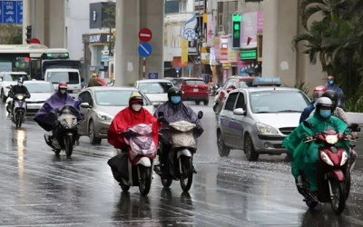 Mưa rét bao trùm Bắc Bộ ngày đầu tuần