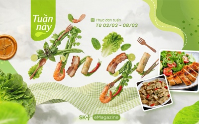 Thực đơn tuần mới toàn bữa ngon 