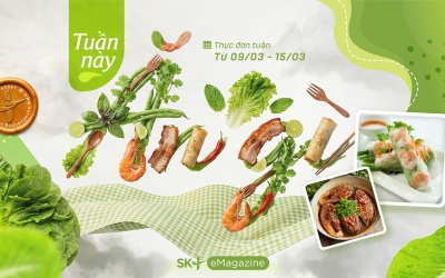 Ăn ngon suốt tuần với thực đơn hấp dẫn, độc đáo 