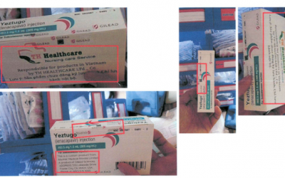 Cảnh báo thuốc tiêm dự phòng HIV YEZTUGO giả xuất hiện trên thị trường