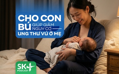 Podcast: Cho con bú giúp giảm nguy cơ ung thư vú ở mẹ