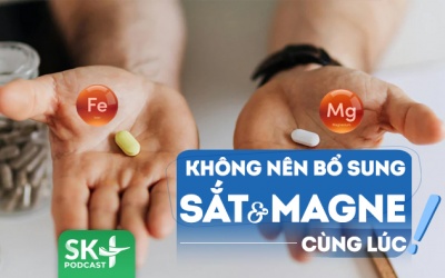 Podcast: Tại sao không nên bổ sung sắt và magne cùng nhau?