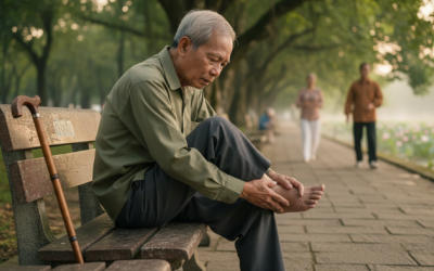 Vì sao người cao tuổi dễ bị lật cổ chân nhiều lần?