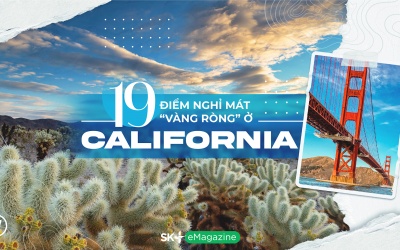 19 điểm nghỉ mát “vàng ròng” ở California