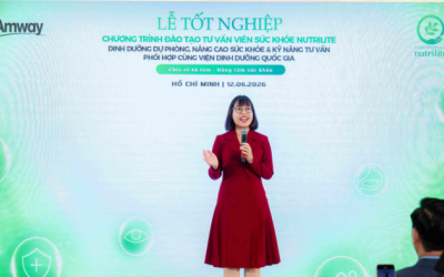 Gầm 300 Tư vấn viên Sức khoẻ Nutrilite được đào tạo bởi Viện Dinh dưỡng Quốc gia
