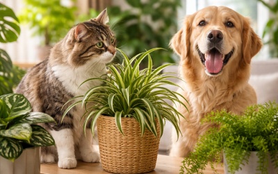 Cách chọn cây cảnh an toàn khi nhà có thú cưng