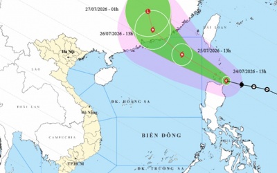 Bắc Bộ mưa lớn, Biển Đông đón bão vào đêm nay