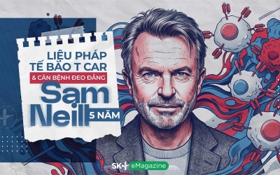 Liệu pháp tế bào T CAR & căn bệnh đeo đẳng Sam Neill 5 năm