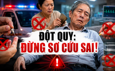 Những sai lầm cần tránh khi sơ cứu người đột quỵ