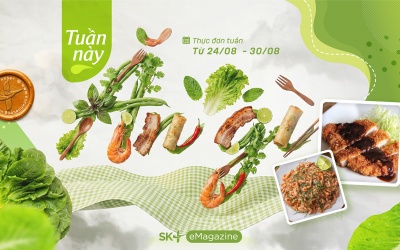 Thực đơn tuần ngon miệng cho cả nhà khỏe mạnh