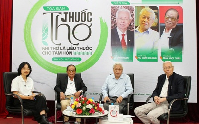 Tọa đàm “Thuốc & Thơ – Khi thơ là liều thuốc cho tâm hồn” 