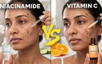 Niacinamide và vitamin C: Loại nào tốt hơn để làm mờ vết thâm, nám?