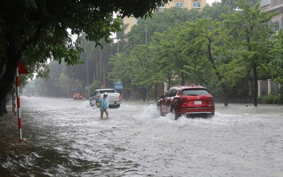 Trung Bộ mưa dồn dập, có nơi trên 300mm