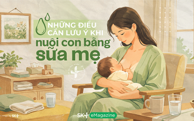 Những điều cần lưu ý khi nuôi con bằng sữa mẹ