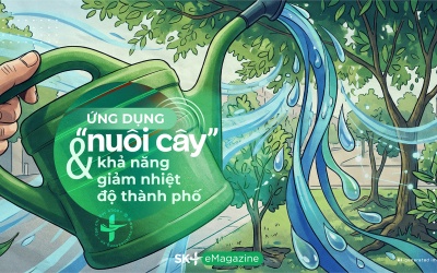 Ứng dụng “nuôi cây” & khả năng giảm nhiệt độ thành phố