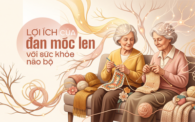 Lợi ích của đan móc len với sức khỏe não bộ